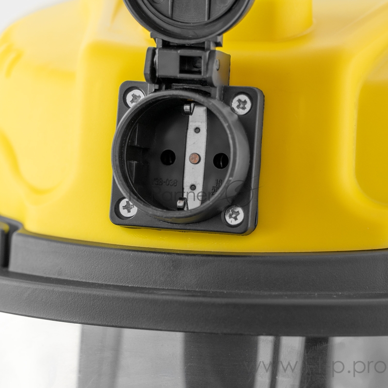 Строительный пылесос Kolner KVC 1700S 1700Вт, объем бака 25л, рабочее разряжение 190мБар, режим работы: всасывание, выдувание тип уборки: сухая, влажная, с розеткой для электроинструмента 1,6кВт, длина сетевого кабеля 5м, питание 220В+/-10%, 50Гц