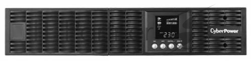 Источник бесперебойного питания CyberPower OLS3000ERT2U, Rackmount, Online, 3000VA/2700W, 8 IEC-320 С13, 1 IEC C19 розеток, USB&Serial, RJ11/RJ45, SNMPslot, LCD дисплей, Black, 0.5х0.8х0.2м., 35кг. UPS Online CyberPower OLS3000ERT2U 3000VA/2700W USB/
