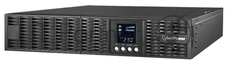 Источник бесперебойного питания CyberPower OLS3000ERT2U, Rackmount, Online, 3000VA/2700W, 8 IEC-320 С13, 1 IEC C19 розеток, USB&Serial, RJ11/RJ45, SNMPslot, LCD дисплей, Black, 0.5х0.8х0.2м., 35кг. UPS Online CyberPower OLS3000ERT2U 3000VA/2700W USB/