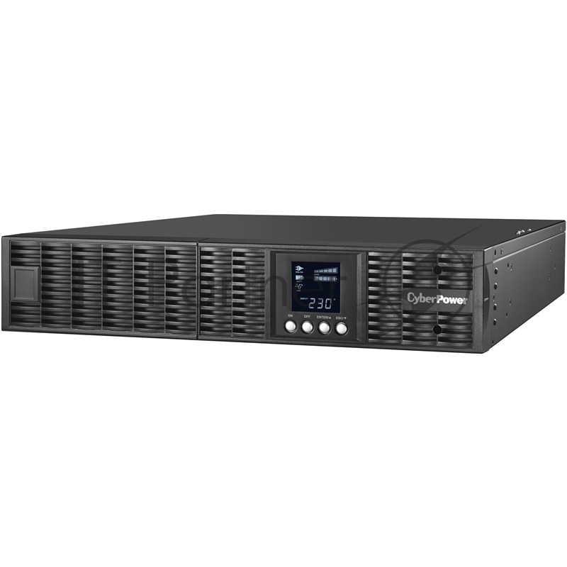 Источник бесперебойного питания CyberPower OLS3000ERT2U, Rackmount, Online, 3000VA/2700W, 8 IEC-320 С13, 1 IEC C19 розеток, USB&Serial, RJ11/RJ45, SNMPslot, LCD дисплей, Black, 0.5х0.8х0.2м., 35кг. UPS Online CyberPower OLS3000ERT2U 3000VA/2700W USB/