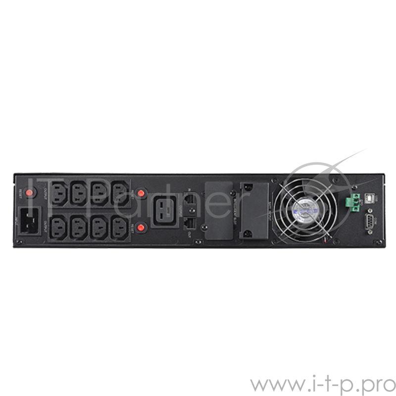 Источник бесперебойного питания CyberPower OLS3000ERT2U, Rackmount, Online, 3000VA/2700W, 8 IEC-320 С13, 1 IEC C19 розеток, USB&Serial, RJ11/RJ45, SNMPslot, LCD дисплей, Black, 0.5х0.8х0.2м., 35кг. UPS Online CyberPower OLS3000ERT2U 3000VA/2700W USB/