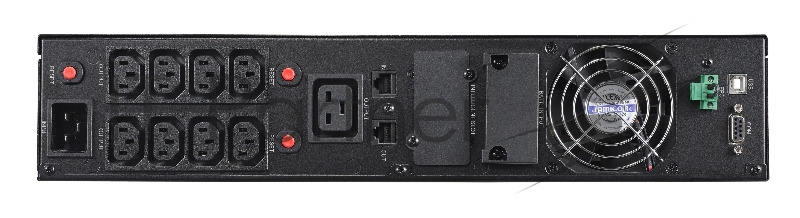 Источник бесперебойного питания CyberPower OLS3000ERT2U, Rackmount, Online, 3000VA/2700W, 8 IEC-320 С13, 1 IEC C19 розеток, USB&Serial, RJ11/RJ45, SNMPslot, LCD дисплей, Black, 0.5х0.8х0.2м., 35кг. UPS Online CyberPower OLS3000ERT2U 3000VA/2700W USB/