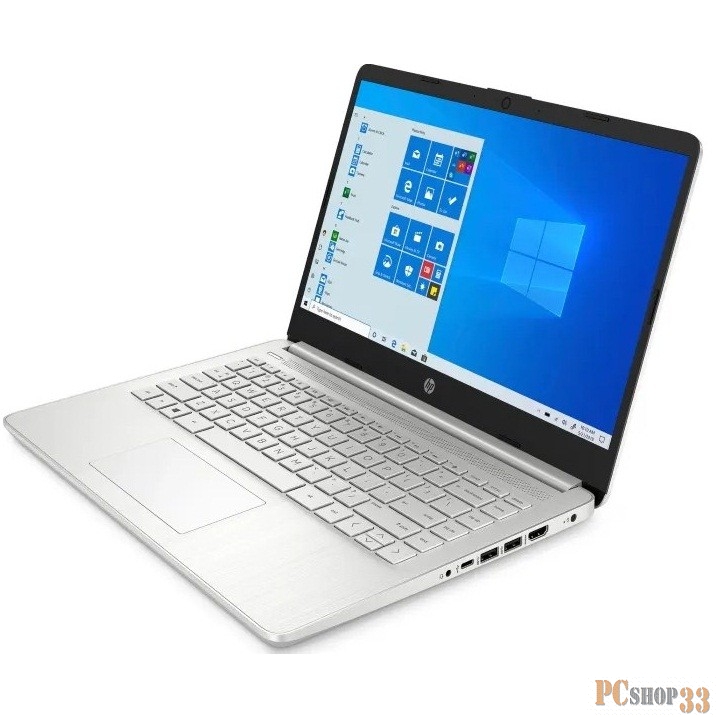 Ноутбук HP14 14s-fq1018ur 14.0 FHD, AMD R3-5300U, 8Gb, 256Gb SSD, no ODD, FreeDOS, серебристый
