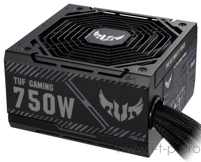 ASUS TUF Gaming 750B игровой блок питания чёрный (750W, 80 Plus Bronze, 135 мм вентилятор, 90YE00D0-B0NA00)