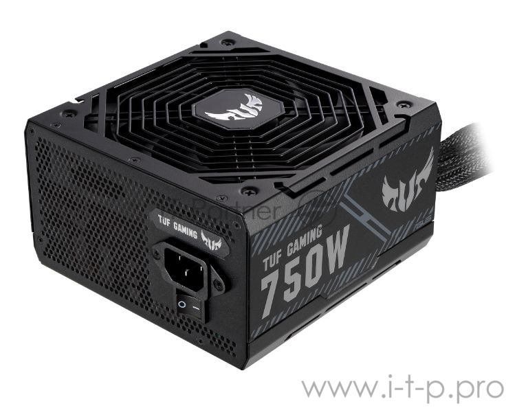 ASUS TUF Gaming 750B игровой блок питания чёрный (750W, 80 Plus Bronze, 135 мм вентилятор, 90YE00D0-B0NA00)