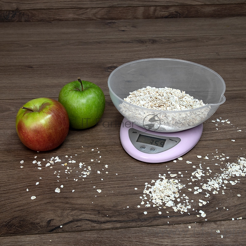 Весы настольные электронные, кухонные с чашей до 5 кг REXANT