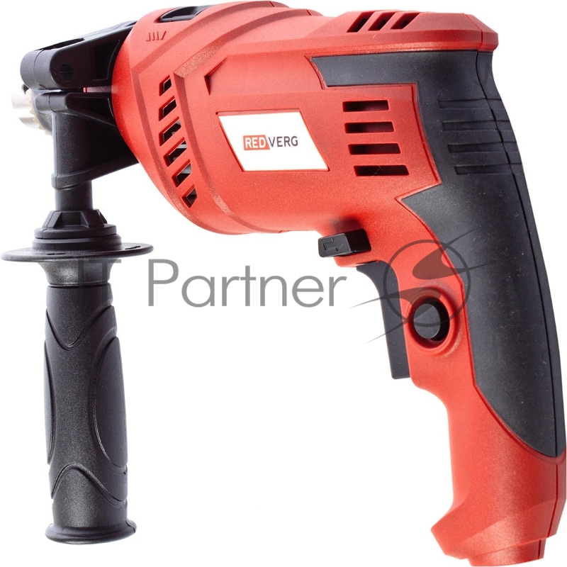 Дрель ударная RedVerg RD-ID700 700Вт 0-3000 об/мин ЗВП 1,5-13мм сверление: сталь - 13мм, кирпич - 16мм, дерево 30мм реверс боковая рукоятка огр. глубины коробка - картон вес-1,7кг.