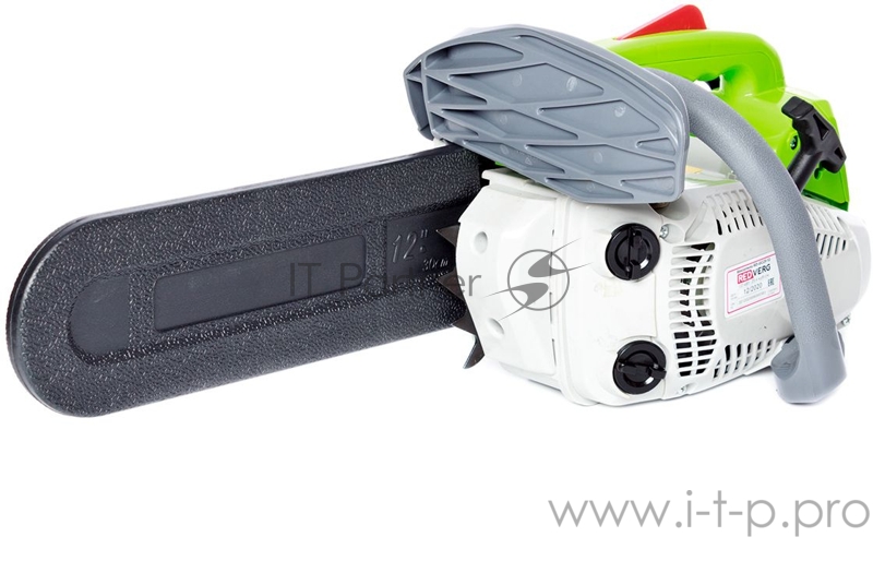 Бензопила RedVerg RD-GC25-12 1,4лс/1,0кВт 25 куб.см шина-30см шаг-3/8 толщина паза-1,3мм кол-во .вед зв.- 45 одноручная вес-4,8 кг