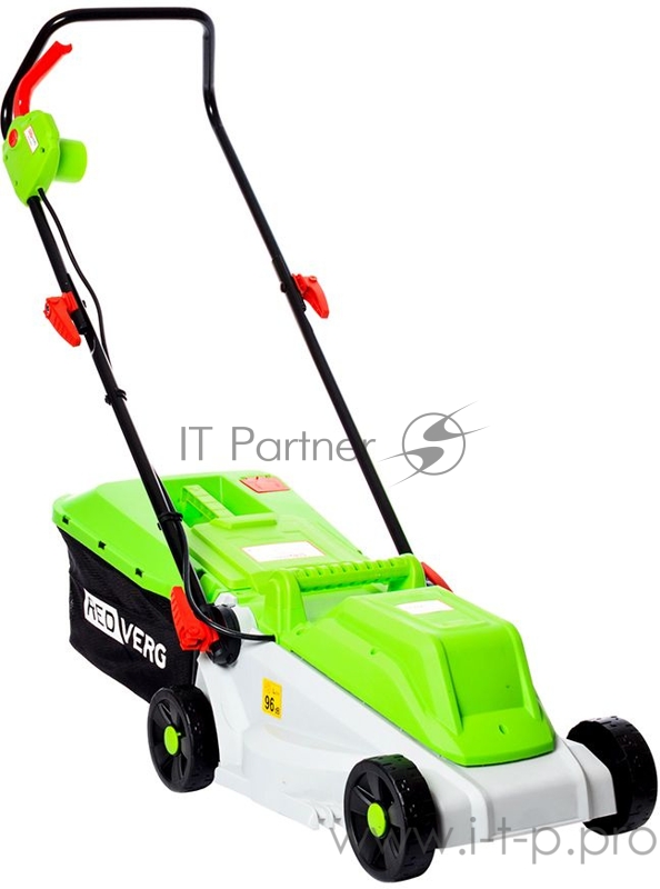 Газонокосилка электрическая RedVerg RD-ELM32 220В/50Гц1,2кВт 3300 об/мин ширина-32см высота: 27/45/62мм травосборник- 30л вес-5,6кг.