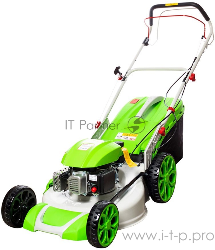 Газонокосилка бензиновая RedVerg RD-GL56S 3,0кВт/4,08лс XP200 196сс самох. дека - сталь ширина-56см высота: 30-80мм травосборник (пластик/текстиль) - 75л вес-37,5кг.