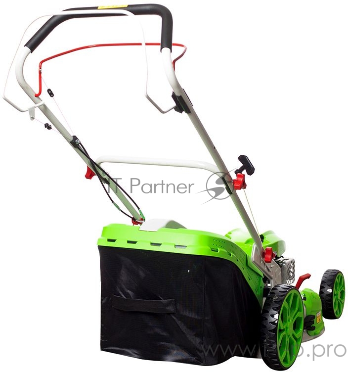 Газонокосилка бензиновая RedVerg RD-GL56S 3,0кВт/4,08лс XP200 196сс самох. дека - сталь ширина-56см высота: 30-80мм травосборник (пластик/текстиль) - 75л вес-37,5кг.