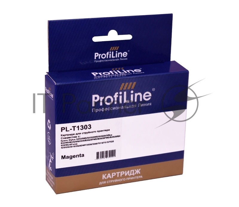 Струйный картридж PL-T1303 для принтеров Epson Stylus SX525WD/SX535WD/SX620/Office B42WD/BX525/BX535/BX625FWD/BX6 525/630/3010/3520DWF/3530/3540 с чернилами Magenta 10,1 мл ProfiLine