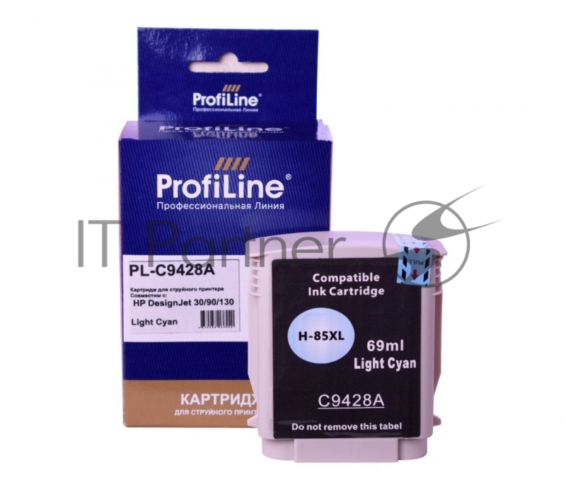 Струйный картридж PL-C9428A (№85) для принтеров HP DesignJet 30/90/130 с чернилами Light Cyan ProfiLine