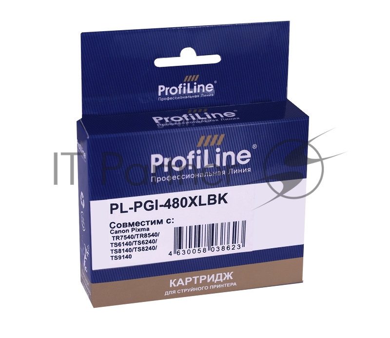 Струйный картридж PL-PGI-480XLBK для принтеров Canon Pixma TR7540/TR8540/TS6140/TS6240/TS с чернилами Black ProfiLine
