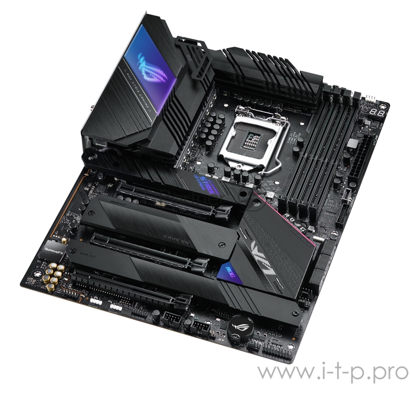 Материнская плата ASUS ROG STRIX Z590-E GAMING WIFI, LGA1200, Z590, 4*DDR4, DP+HDMI, SLI+CrossFireX, SATA3 + RAID, Audio, 2,5Gb LAN, USB 3.2*9, USB 2.0*8, ATX 90MB1640-M0EAY0