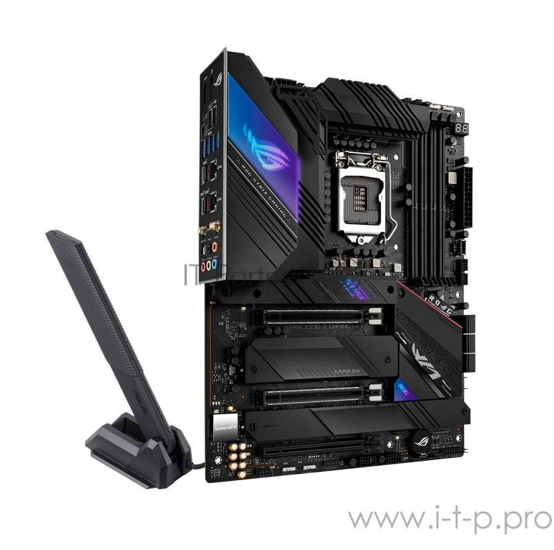 Материнская плата ASUS ROG STRIX Z590-E GAMING WIFI, LGA1200, Z590, 4*DDR4, DP+HDMI, SLI+CrossFireX, SATA3 + RAID, Audio, 2,5Gb LAN, USB 3.2*9, USB 2.0*8, ATX 90MB1640-M0EAY0
