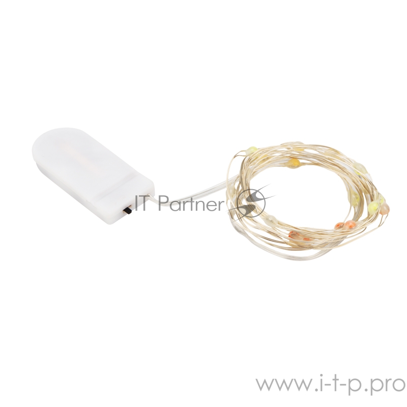 Гирлянда «Роса» с крупными каплями 2 м, 20 LED, белое свечение, 2хCR2032 в комплекте NEON-NIGHT