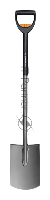 Телескопическая садовая лопата Fiskars с закругленным лезвием 1000620