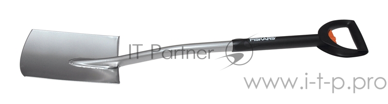 Телескопическая садовая лопата Fiskars с закругленным лезвием 1000620