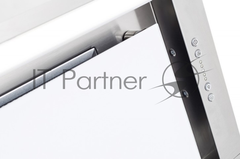 Встраиваемая вытяжка ELICA 60 см, 1300 куб.м., электронное управление, нержавеющая сталь+белое стекло