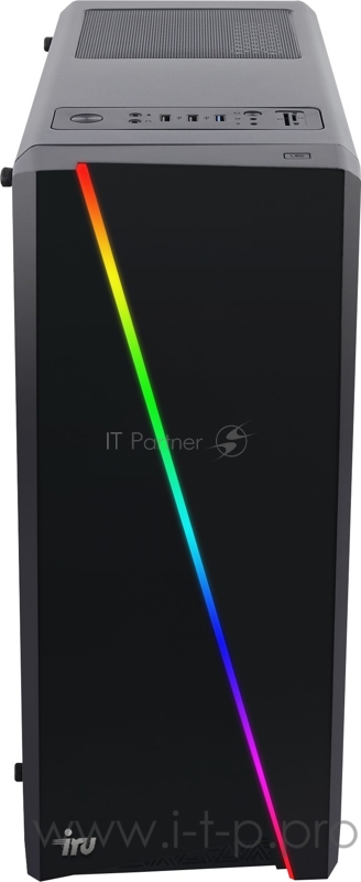 ПК IRU Game 525 MT Ryzen 5 3600 (3.6)/16Gb/1Tb 7.2k/SSD240Gb/RTX2060 6Gb/Free DOS/GbitEth/500W/черный