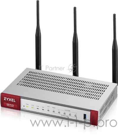 Межсетевой экран Zyxel USGFLEX100W-RU0101F AC1750 10/100/1000BASE-TX/SFP серый