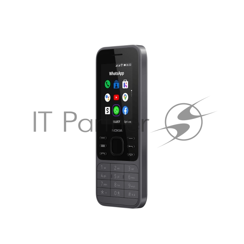Телефон сотовый Nokia 6300 4G DS Charcoal