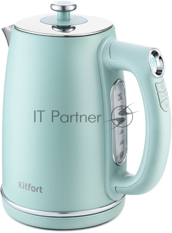 Чайник электрический Kitfort KT-6120-1 1.7л. мятный