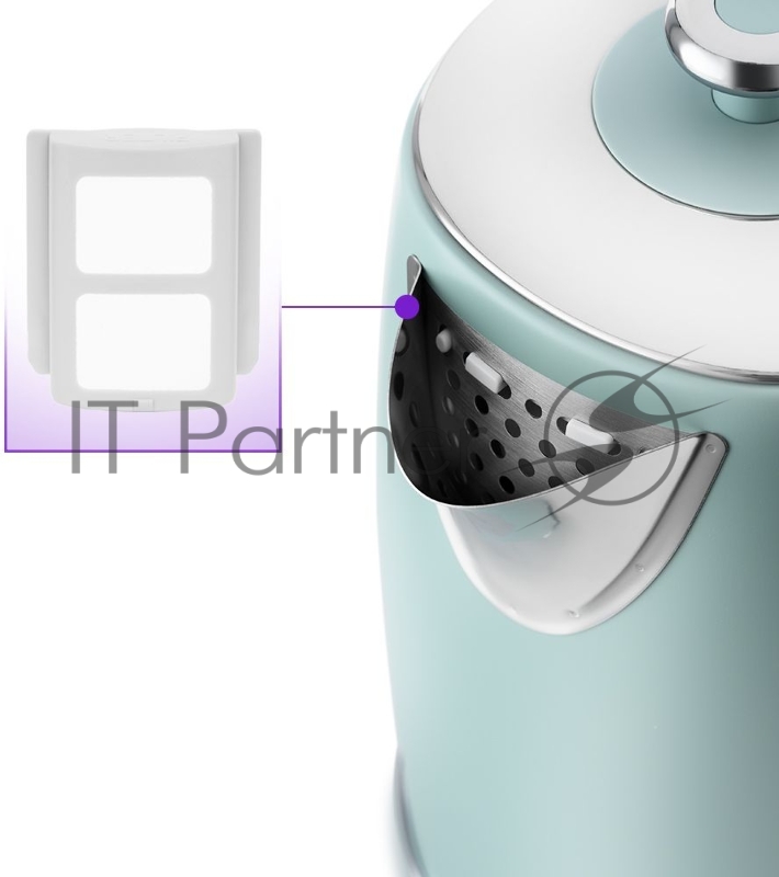 Чайник электрический Kitfort KT-6120-1 1.7л. мятный