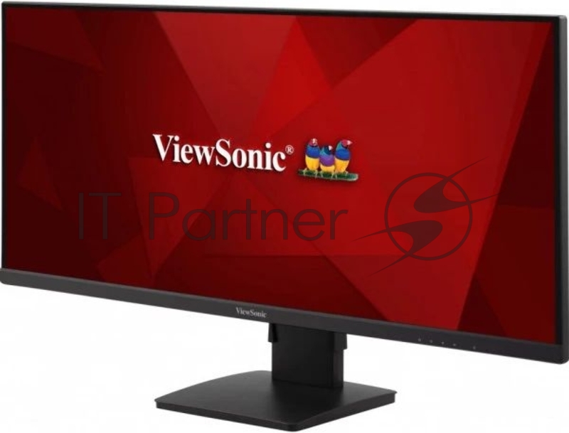Монитор ViewSonic 34 VA3456-MHDJ IPS, 3440x1440, 4ms, 420cd/m2, 178°/178°, 4000:1, 50Mln:1, 75Hz, HDMI*2, DP, колонки, HDR10, Frameless, HAS, Tilt, Swivel, Adaptive Sync, VESA, Black