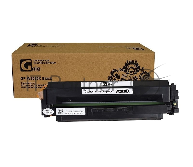 Картридж GP-W2030X (415X) для принтеров HP LaserJet Pro M454dn/M454dw/M479fdw/M479fnw/ Black 7500 копий GalaPrint