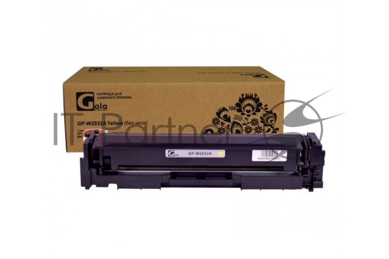 Картридж GP-W2032A (415A) для принтеров HP LaserJet Pro M454dn/M454dw/M479fdw/M479fnw/ Yellow 2100 копий GalaPrint