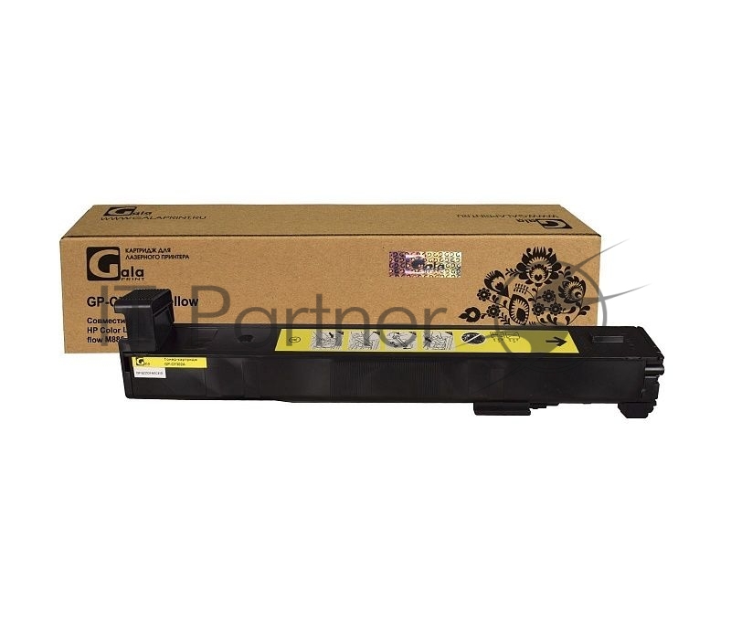 Картридж GP-CF302A (№827A) для принтеров HP Color LaserJet Enterprise flow M880z/M880z+ Yellow 32000 копий GalaPrint