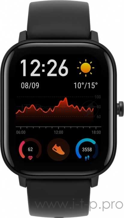 Смарт-часы Xiaomi Amazfit GTS 1.65 AMOLED черный