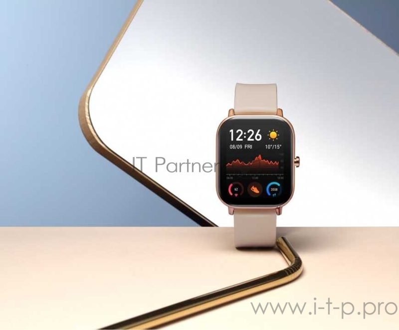 Смарт-часы Xiaomi Amazfit GTS 1.65 AMOLED золотистый