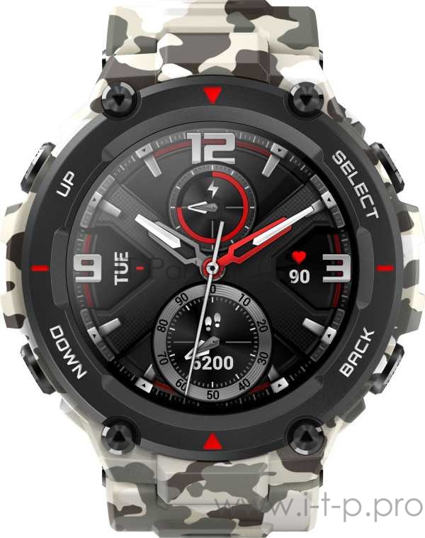 Смарт-часы Xiaomi Amazfit T-Rex 1.39 AMOLED камуфляж