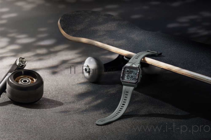 Смарт-часы Xiaomi Amazfit Neo 1.2 STN черный/зеленый