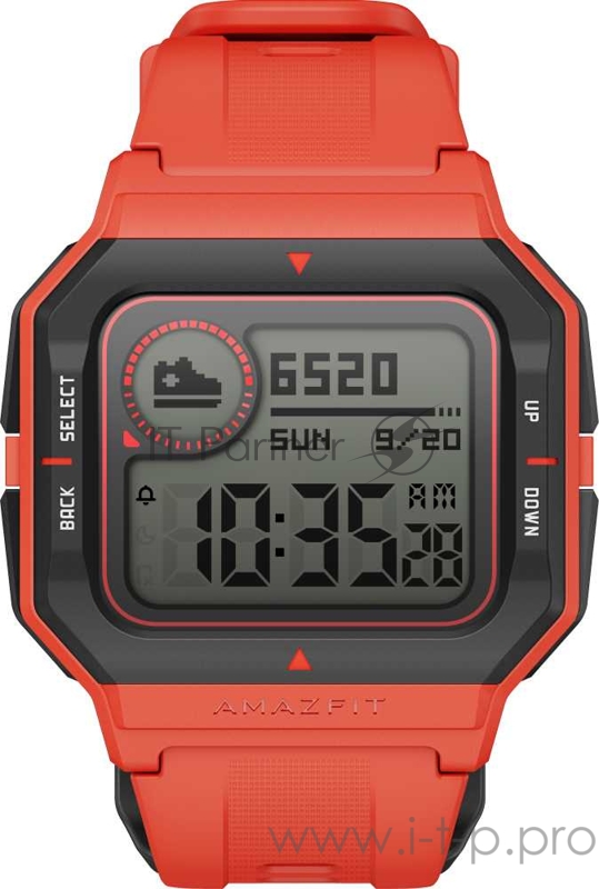 Смарт-часы Xiaomi Amazfit Neo 1.2 STN черный/красный