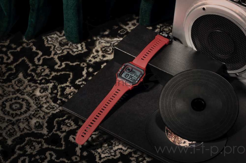 Смарт-часы Xiaomi Amazfit Neo 1.2 STN черный/красный