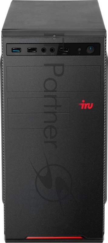 ПК IRU Home 615 MT i5 10400F (2.9)/8Gb/SSD240Gb/GT1030 2Gb/Windows 10 Home Single Language 64/GbitEth/400W/черный
