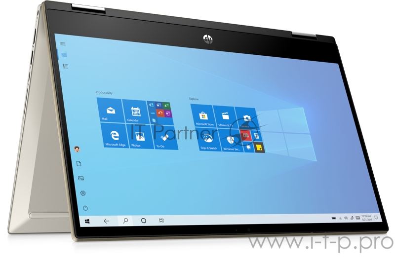Ноутбук HP Pavilion 14x360 14-dw1010ur 14(1920x1080 IPS)/Intel Core i3 1115G4(3Ghz)/4096Mb/256PCISSDG UHD Graphics/Cam/WiFi/45WHr/war 1y/Warm gold/W10 + fingerprint