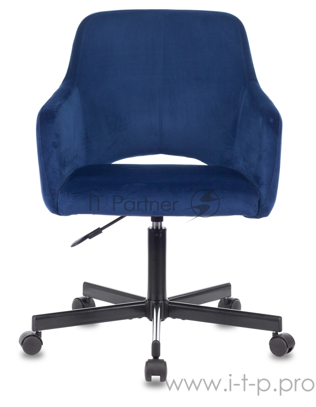 Кресло Бюрократ CH-380M сапфировый Italia 17 крестовина металл черный