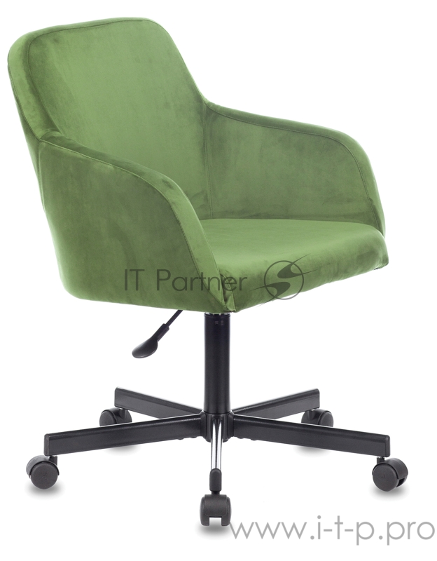 Кресло Бюрократ CH-380M фисташковый Italia 12 крестовина металл черный