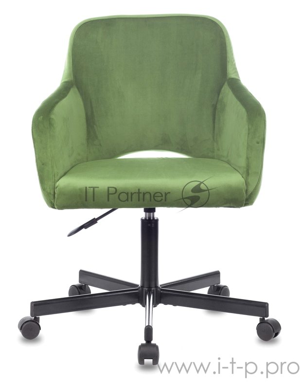 Кресло Бюрократ CH-380M фисташковый Italia 12 крестовина металл черный