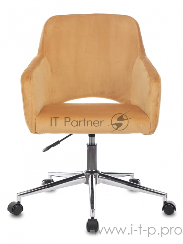 Кресло Бюрократ CH-380SL янтарный Italia 9 крестовина металл хром