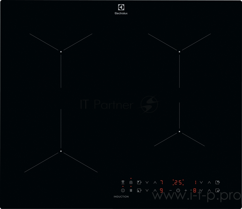 Индукционная варочная поверхность ELECTROLUX IPEL644KC ,черный