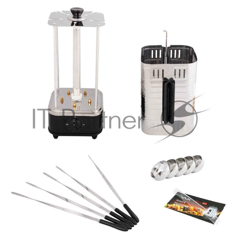 Шашлычница VLK Palerrmo 6500 черный/стальной