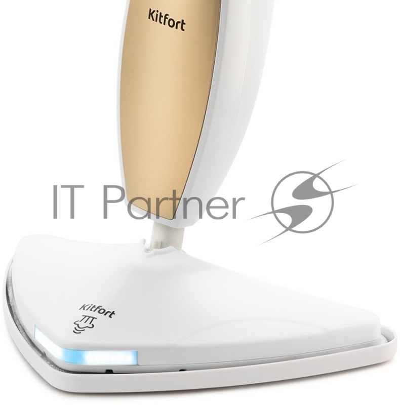 Швабра паровая Kitfort KT-1014 1300Вт золотистый/белый