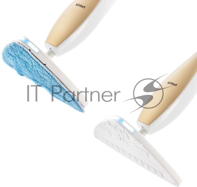 Швабра паровая Kitfort KT-1014 1300Вт золотистый/белый