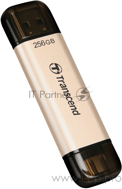 Флеш-накопитель Transcend USB Накопитель Transcend 256GB, JETFLASH USB3.2, TLC, High Speed, Type-C и Type A (420/400 МБ/с)